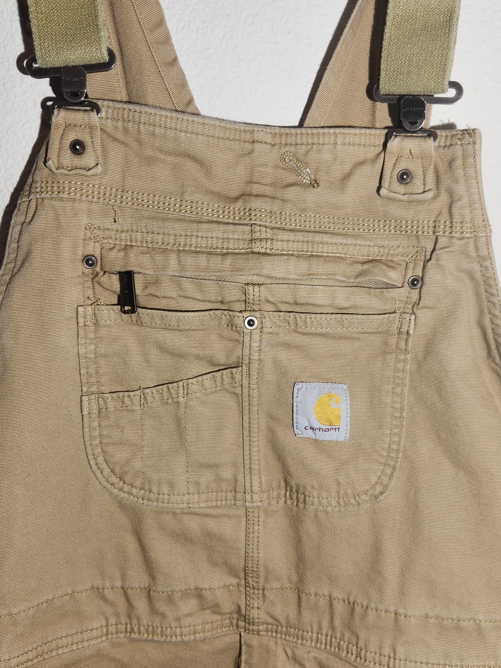 Carhartt Men’s Tan Duck Bib Overalls